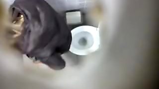 real toilet spy at school