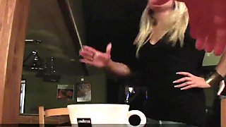 PublicAgent - Blonde waitress fucks customer