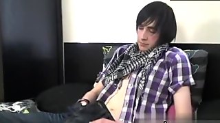 Naked gay twink swimmer Adorable emo guy Andy is fresh to porn but he