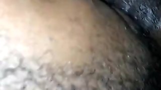 Eating wifes natural pussy