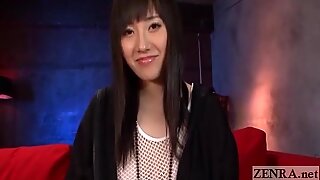 Jepang Azusa Nagasawa legging jaring wawancara subtitle